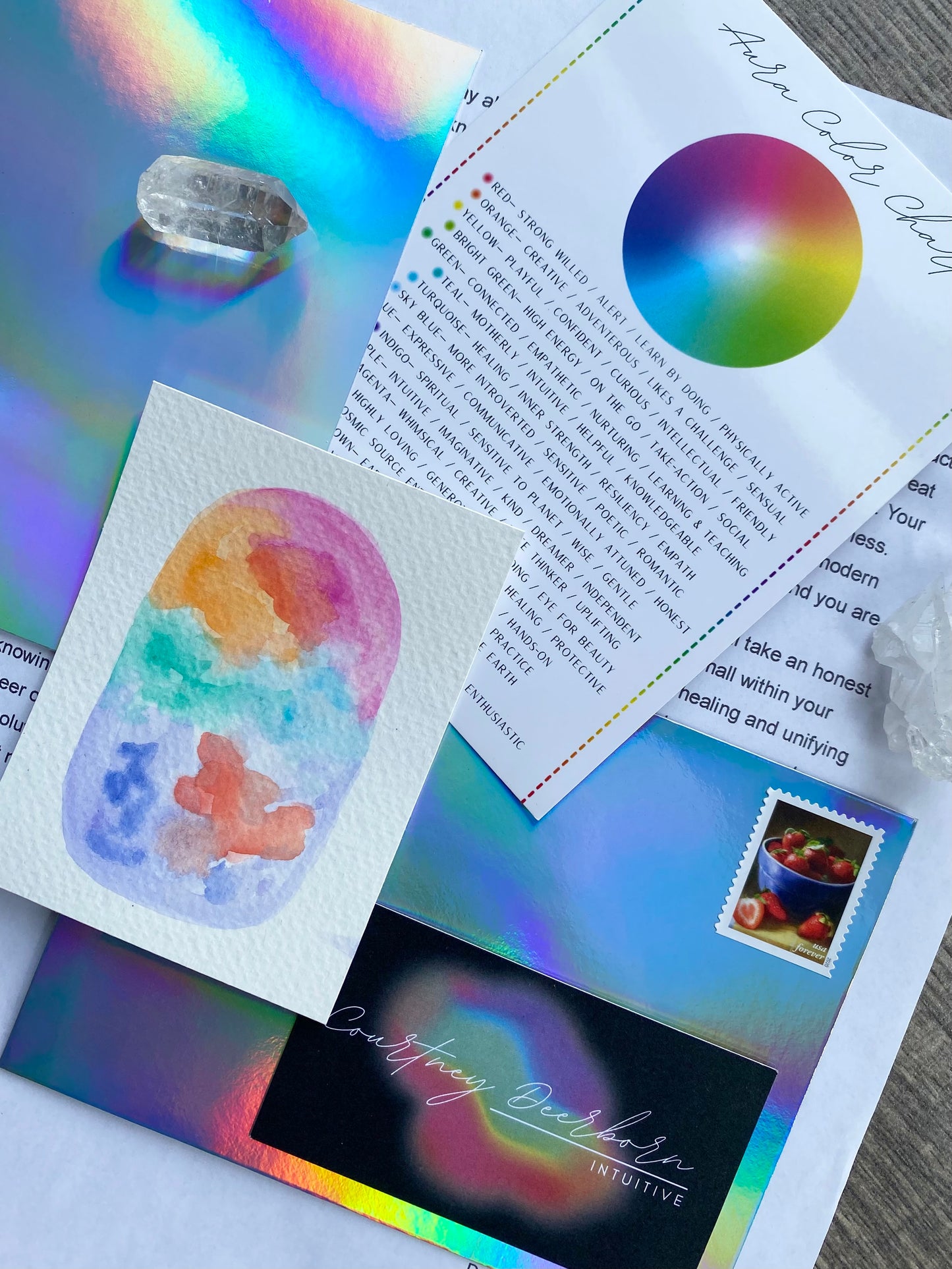Mini Aura Snail Mail (Stamped)