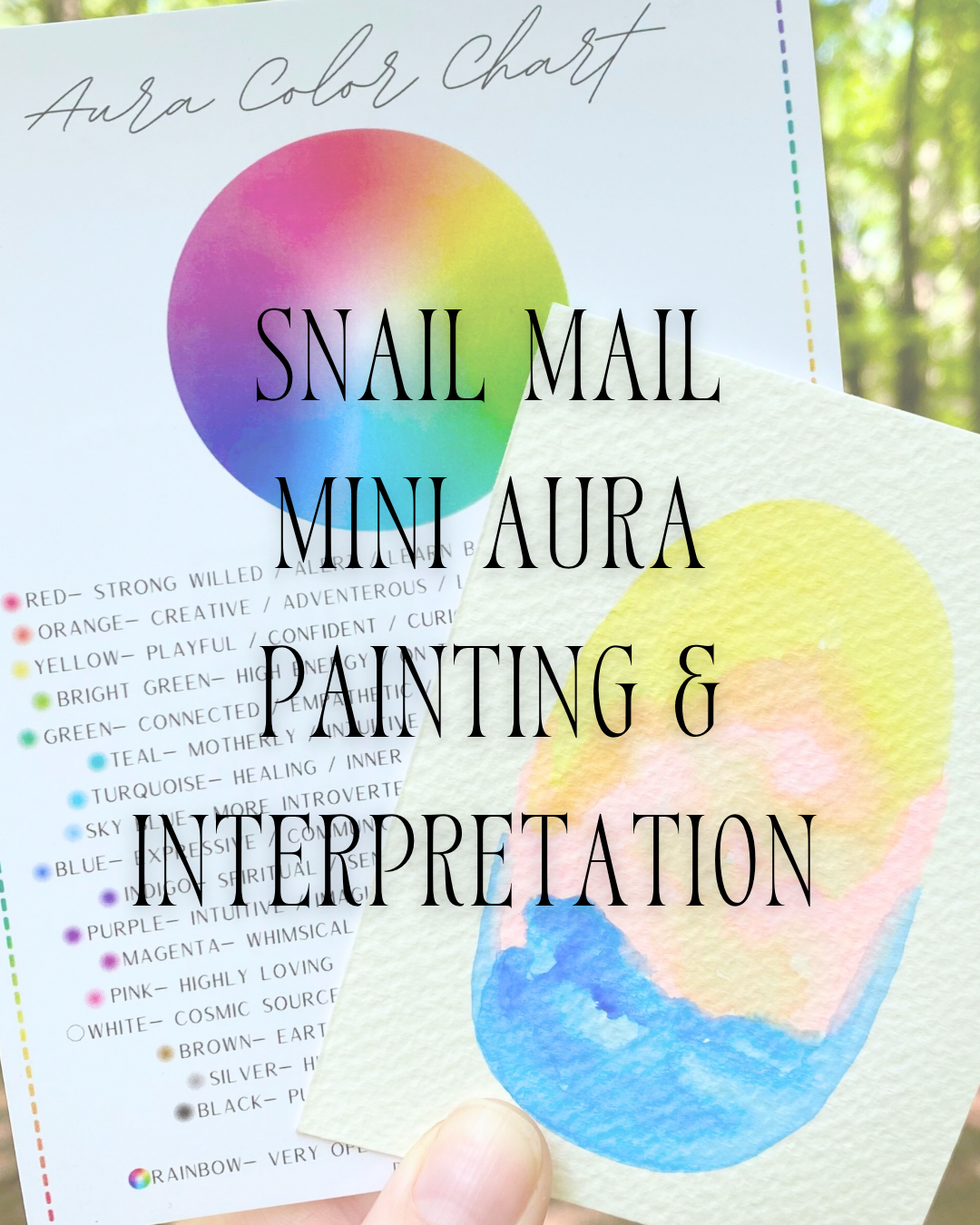 Mini Aura Snail Mail (Stamped)