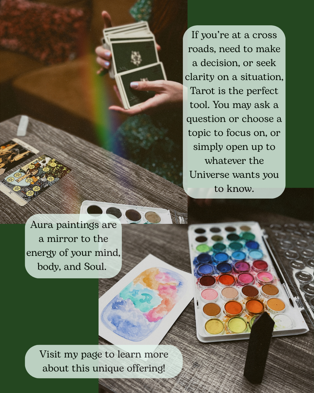 Aura Paintings / Tarot Readings at Moon Lady Plants