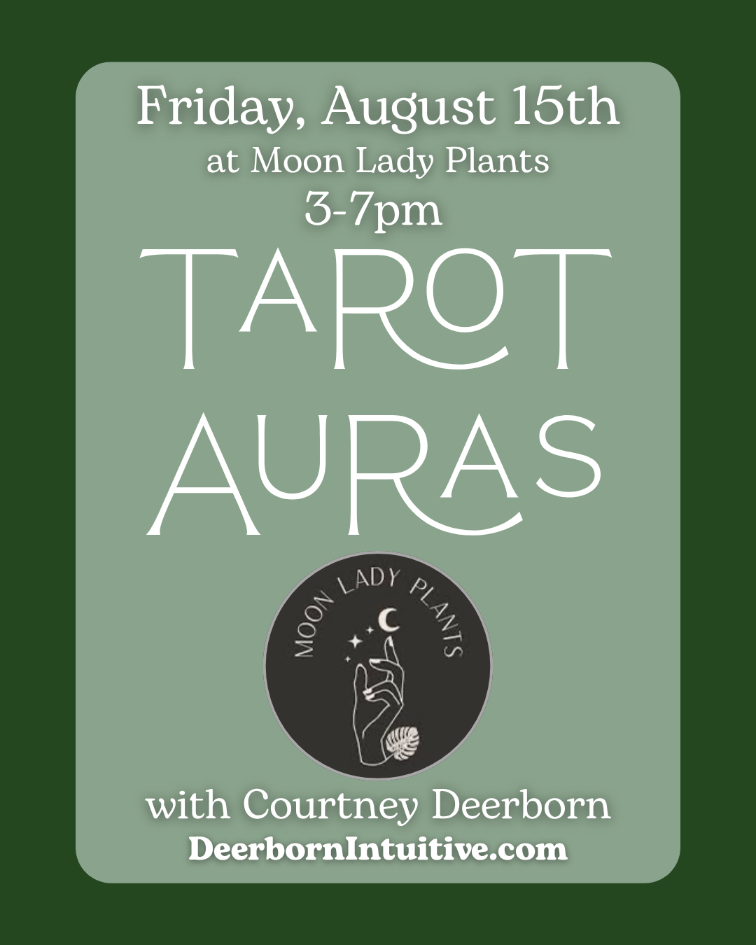 Aura Paintings / Tarot Readings at Moon Lady Plants