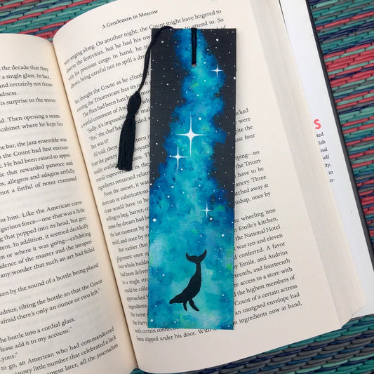 Whale in a Galaxy Bookmark