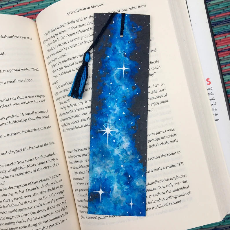 Blue Celestial Bookmark