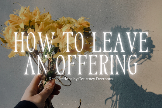 How To Leave An Offering