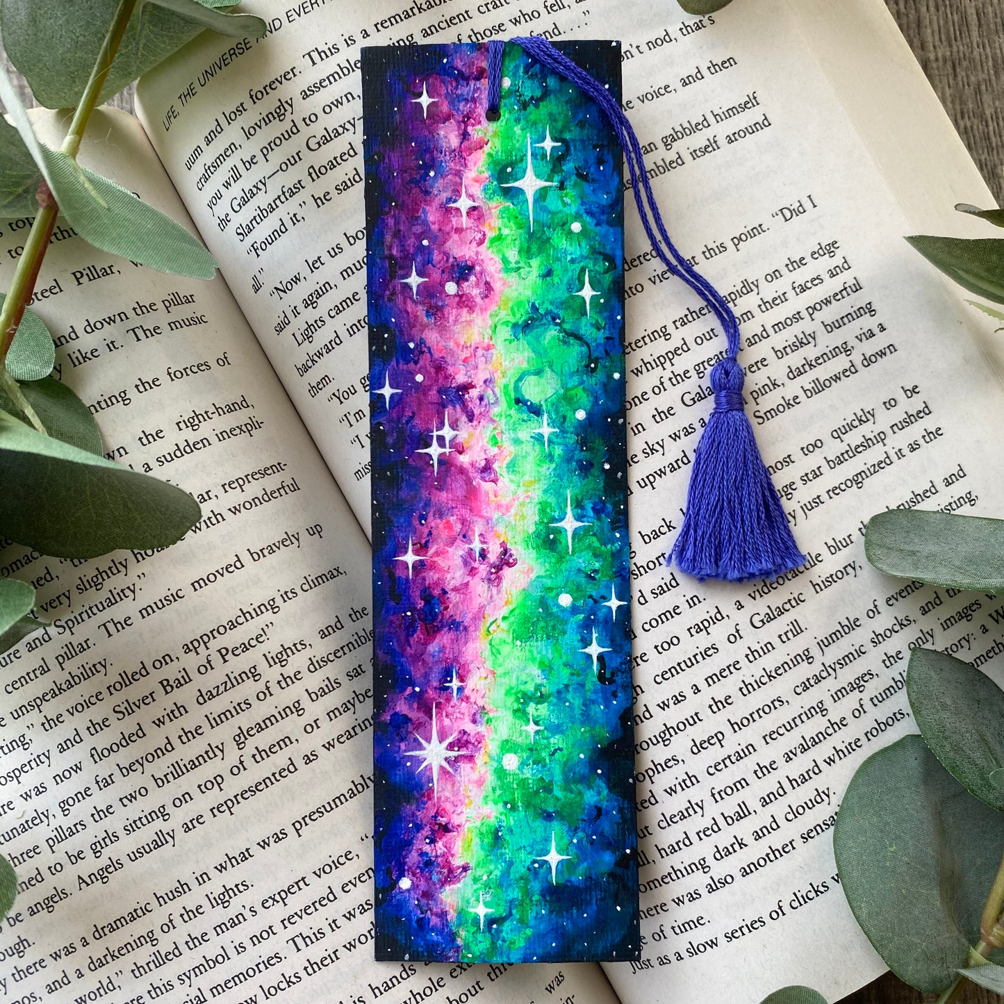 Purple & Green Bookmark
