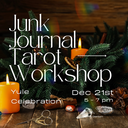 Junk Journal Tarot Workshop at Moon Lady Plants Dec 21