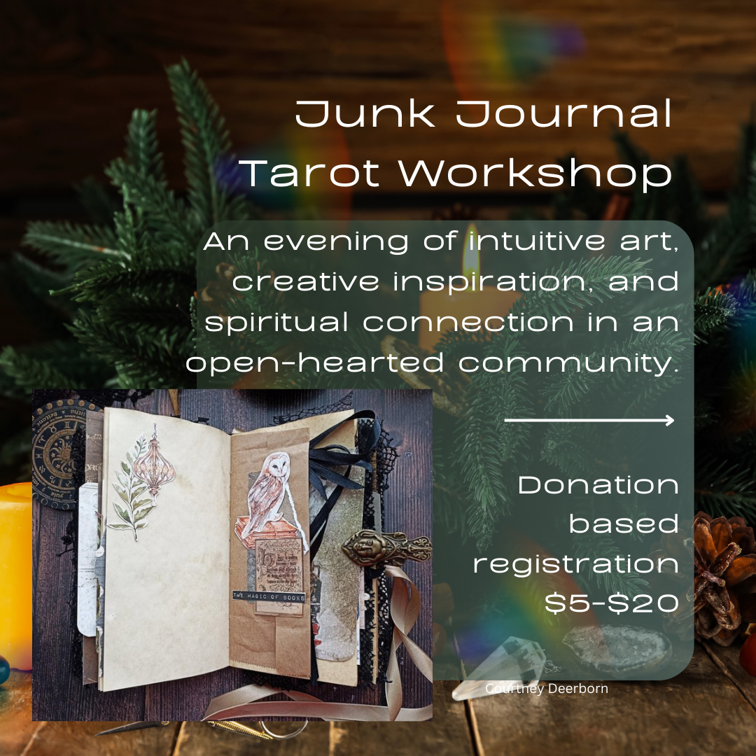 Junk Journal Tarot Workshop at Moon Lady Plants Dec 21